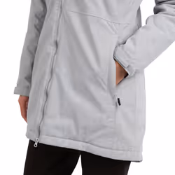 Trespass Womens Waterpoof Jacket Padded Wintry - 8, Grey Marl