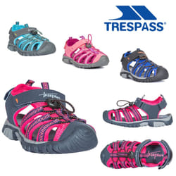 Trespass Kids Sandals Casual Walking Shoes - 3, Heather Rose