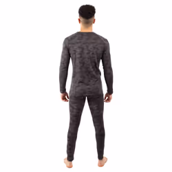 Trespass Mens Base Layer Top Long Sleeve Arno - L, Dark Grey