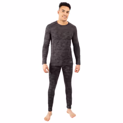 Trespass Mens Base Layer Top Long Sleeve Arno - XXL, Dark Grey
