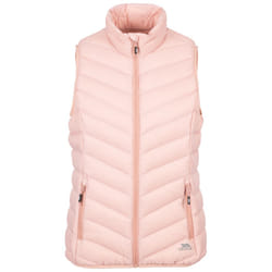 Trespass Womens Gilet Bodywarmer Down Filled Giana - 6, Misty Rose