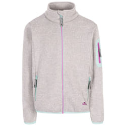 Trespass Kids Fleece Jacket Full Zip Whisk - 3-4 Years, Pale Grey