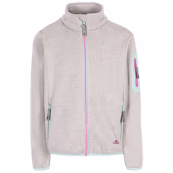 Trespass Kids Fleece Jacket Full Zip Whisk - 5-6 Years, Pale Grey
