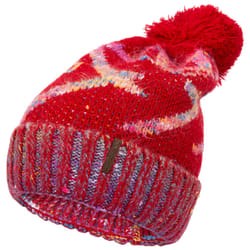Trespass Womens Hat Knitted Pom Pom Diandra - EACH, Red