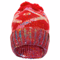 Trespass Womens Hat Knitted Pom Pom Diandra - EACH, Red
