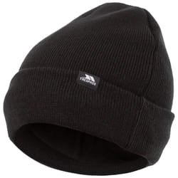 Trespass Adults Beanie Hat Thinsulate Littlebrook - One Size, Black