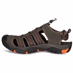 Mens Walking Sandals Closed Toe Torrance B - 12, Peat
