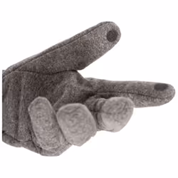 Trespass Womens Gloves Conductive Fingers Viola - L/XL, Carbon Marl