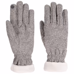 Trespass Womens Gloves Conductive Fingers Viola - S/M, Carbon Marl