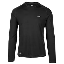 Trespass Mens Base Layer Top Long Sleeve Nate - M, Black