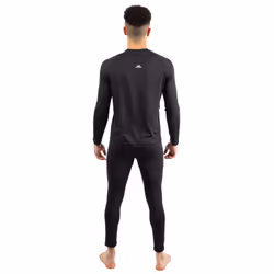 Trespass Mens Base Layer Top Long Sleeve Nate - S, Black