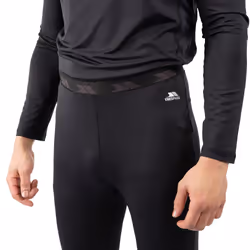 Trespass Mens Base Layer Pants Trousers Leon - S, Black