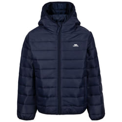 Trespass Boys Padded Jacket 2 Zip Pockets Kelmarsh - 7-8 Years, Navy