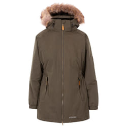Trespass Womens Parka Jacket Waterproof Celebrity - 14, Dark Vine