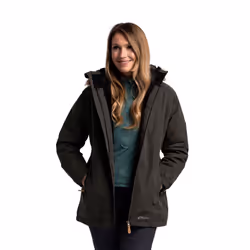 Trespass Womens Parka Jacket Waterproof Celebrity - 10, Dark Vine