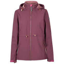 Trespass Womens Softshell Jacket with Hood Aileen - 12, Damson Tone