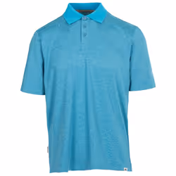Trespass Mens Polo Shirt Quick Dry Active Gedding - 2XL, Pond Blue Marl