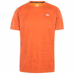 Trespass Mens Tshirt Short Sleeve Gym Top Raeran - L, Salsa