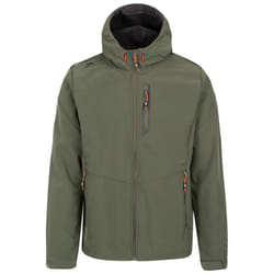 Trespass Mens Softshell Jacket with Hood Marlon B - XXL, Ivy