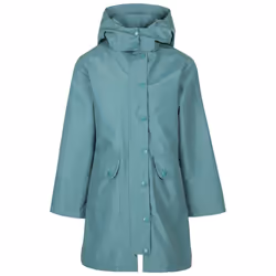 Trespass Girls Waterproof Hooded Jacket Drizzling - 3-4 Years, Spruce Green
