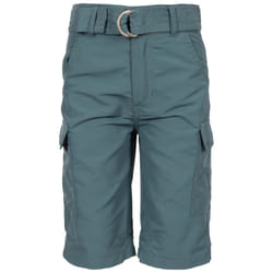 Trespass Kids Cargo Shorts 4 Pockets Craftly - 7-8 Years, Spruce Green