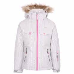 Trespass Girls Padded Ski Jacket Denia - 11-12 Years, Platinum Print