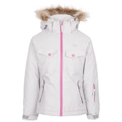 Trespass Girls Padded Ski Jacket Denia - 11-12 Years, Platinum Print