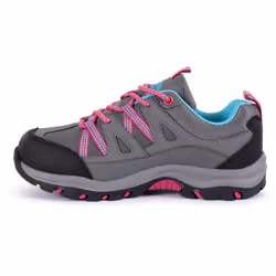 Trespass Kids Walking Boots Low Cut Gillon II - 3, Grey