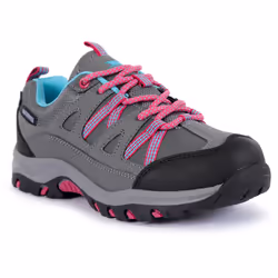 Trespass Kids Walking Boots Low Cut Gillon II - 5, Grey
