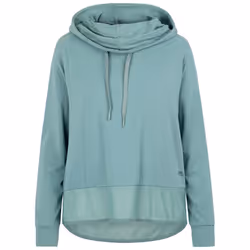 Trespass Womens Long Sleeve Hooded Top Immy - 6, Teal Mist