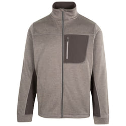 Trespass Mens Fleece Jacket with Full Zip Radnage - XL, Dark Grey Marl