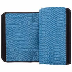 Trespass Waterproof Blanket 135 x 120cm Throw - One Size, Rich Teal Pattern