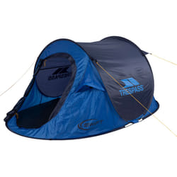 Trespass Waterproof 2 Man Pop Up Tent Swift2 - One Size, Blue