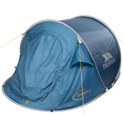 Trespass Waterproof 2 Man Pop Up Tent Swift2 - EACH, Rich Teal Print