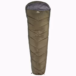 Trespass Sleeping Bag 3 Season Mummy Shape Doze - One Size, Chive