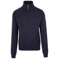 Trespass Men 1/2 Zip Pullover Top Mclean - 2XS, Navy