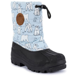 Trespass Kids Snow Boot Insulated Lined Remy - 10, Polar Bear Print