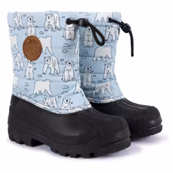 Trespass Kids Snow Boot Insulated Lined Remy - 13, Polar Bear Print