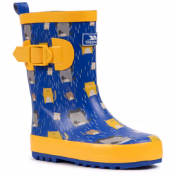 Trespass Kids Welly Boot Wellies Puddle - 3, Cats And Dogs