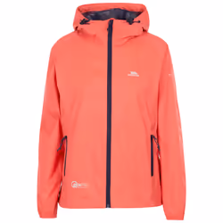 Trespass Womens Waterproof Jacket Packaway Qikpac - 6, Peach Blush