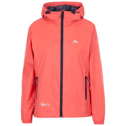 Trespass Womens Waterproof Jacket Packaway Qikpac - 6, Peach Blush