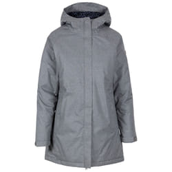 Trespass Womens Waterproof Hooded Padded Fleece Lined Jacket Wintertime - 8, Grey Marl