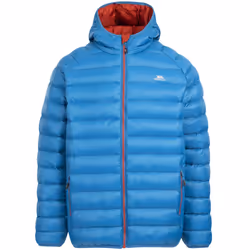 Trespass Mens Boston Hooded Padded insulated Jacket Coat - M, Bondi Blue