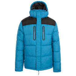 Trespass Mens Casual Padded Zip Jacket Parkstone - M, Bondi Blue