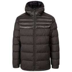 Trespass Mens Down Jacket Hood Padded Tacker - S, Black
