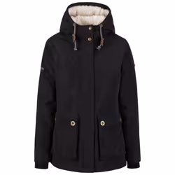 Trespass Womens Waterproof Hooded Jacket Token - 10, Black