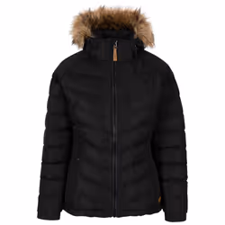 Trespass Womens Padded Hooded Casual Jacket Nadina - 24, Black / Black