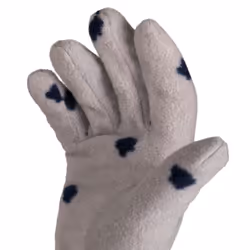 Trespass Kids Fleece Gloves With Fitted Cuff Zumee - 8/10, Platinum