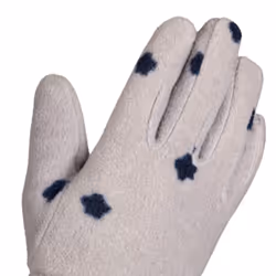 Trespass Kids Fleece Gloves With Fitted Cuff Zumee - 8/10, Platinum