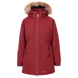 Trespass Womens Parka Jacket Waterproof Celebrity - XXL, Dark Cherry